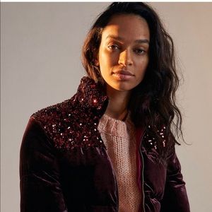 Vera sequined Velvet Jacket